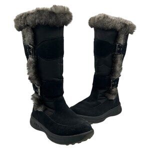 Cougar Tamarack Black Tall Faux Fur Winter Boots (7M)